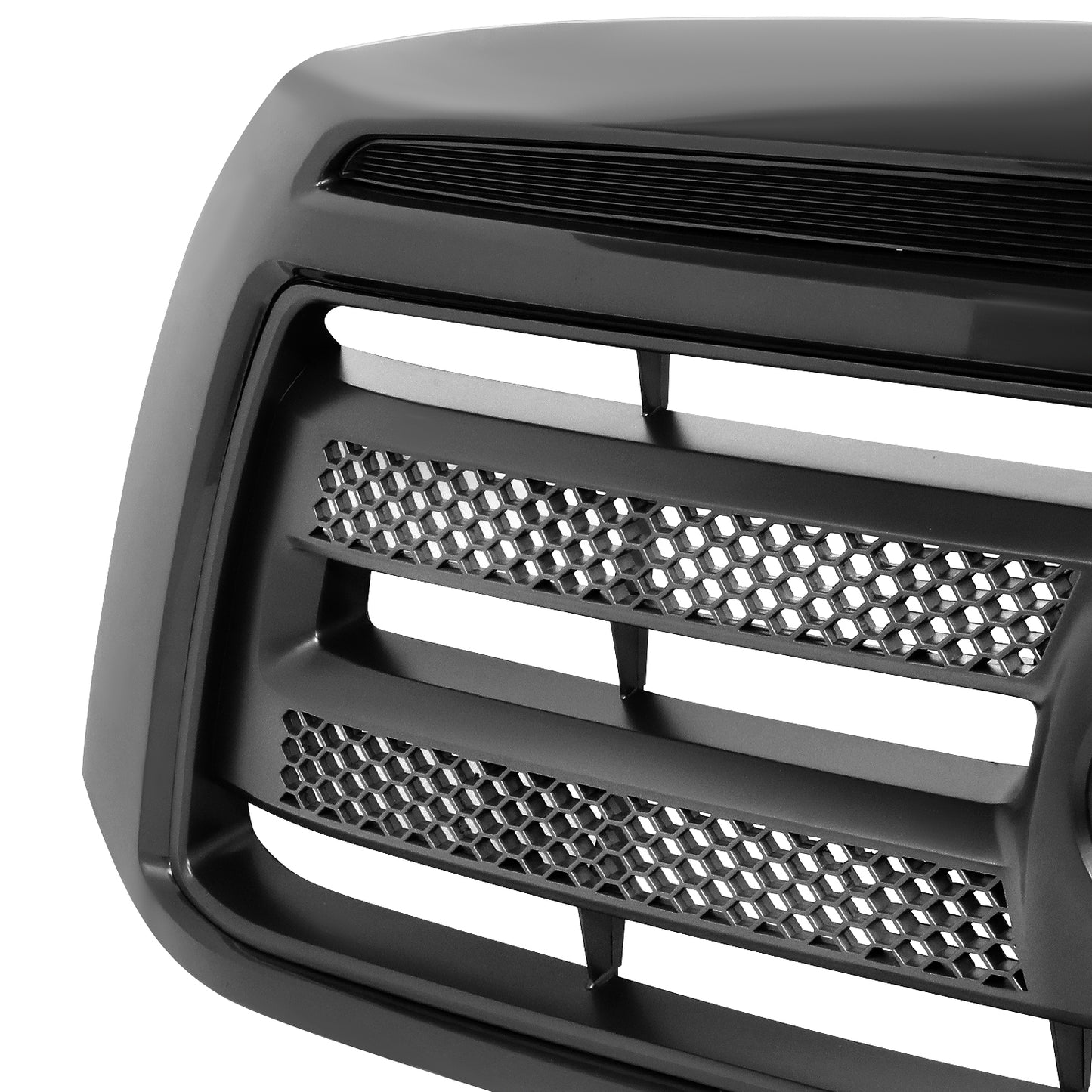 PARRILLA GRILLE - TY TUNDR '07-'13/ GRILLE ASS'Y 10-13/ MAT-BLACK W/BLACK MLDG/ (W/O ROCK W/O SPORT PKG)/ (W/CHROME BUMPER)(SR5)