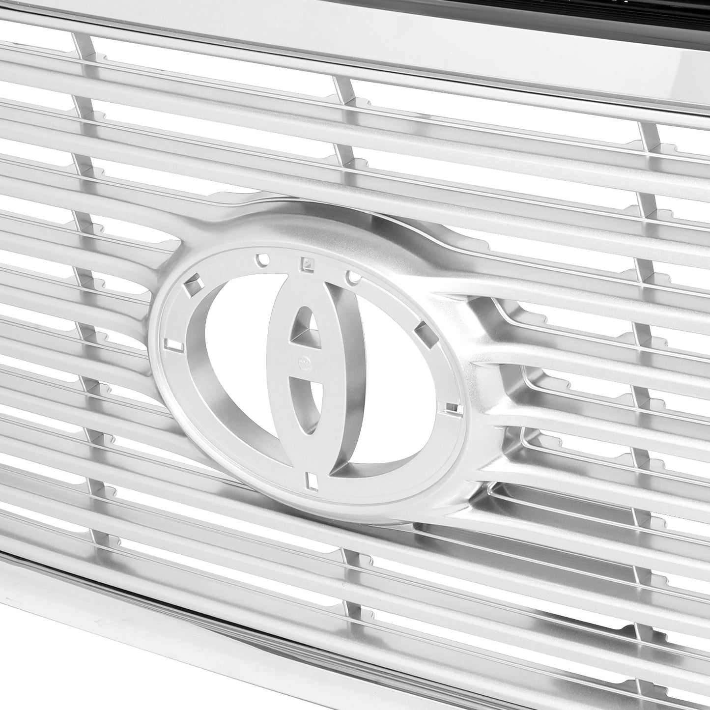 PARRILLA GRILLE - TY TUNDR '07-'13/ GRILLE ASS'Y 10-13/ CHROME/SATIN NICKEL/ (W/O ROCK W/O SPORT PKG)/ (LIMITED)