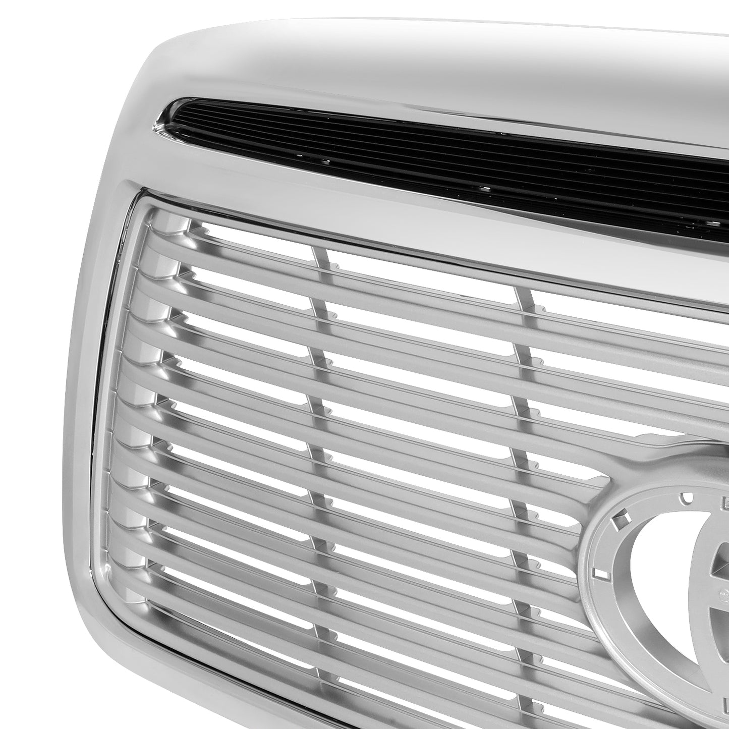 PARRILLA GRILLE - TY TUNDR '07-'13/ GRILLE ASS'Y 10-13/ CHROME/SATIN NICKEL/ (W/O ROCK W/O SPORT PKG)/ (LIMITED)