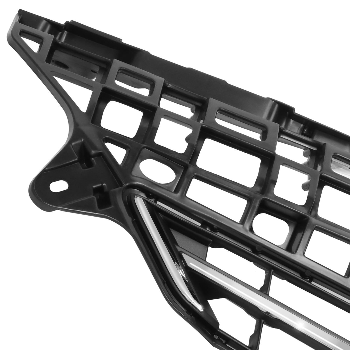 PARRILLA GRILLE - TY PRIS-V '12-'14/'15-'18/ GRILLE ASS'Y 12-14/ MAT-DARK GRAY/ W/CHROME MOULDING//PARTS.NO,TO1200348//OEM NO,5310147010