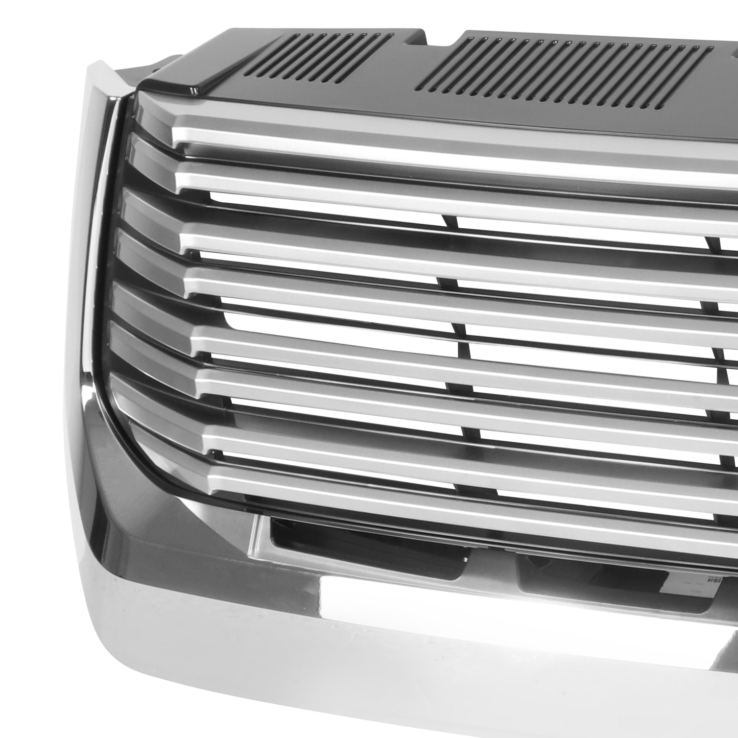 PARRILLA GRILLE - TY TUNDR 14-21/ GRILLE ASS'Y 14-17/ PAINTED SILVER GRAY/ W/CHROME MOULDING/ (LIMITED)