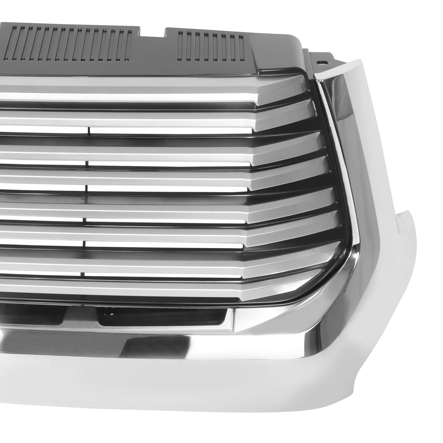 PARRILLA GRILLE - TY TUNDR 14-21/ GRILLE ASS'Y 14-17/ PAINTED SILVER GRAY/ W/CHROME MOULDING/ (LIMITED)