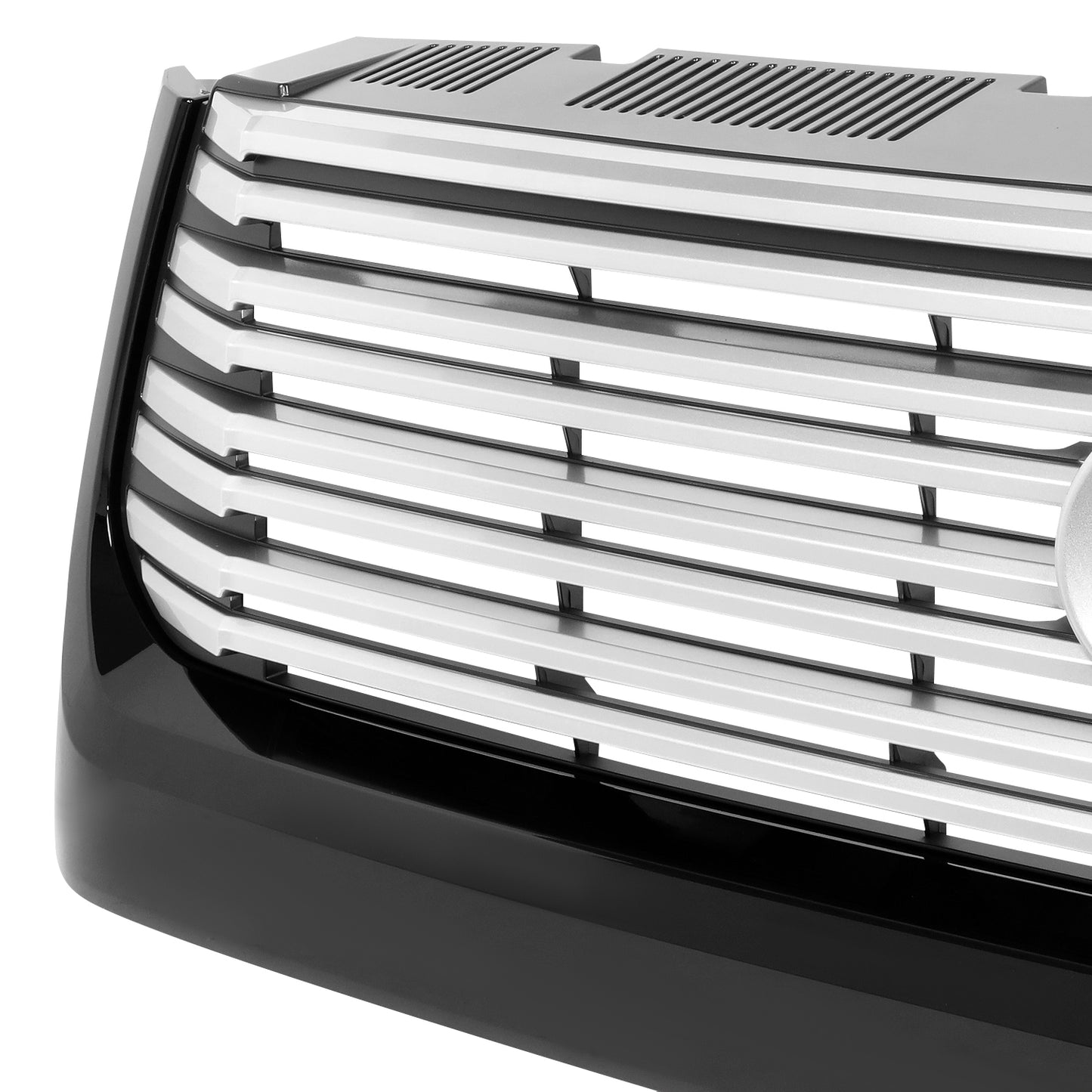 PARRILLA GRILLE - TY TUNDR 14-21/ GRILLE ASS'Y 14-17/ PAINTED SILVER GRAY/ W/BLACK MOULDING/ (PLATINUM)