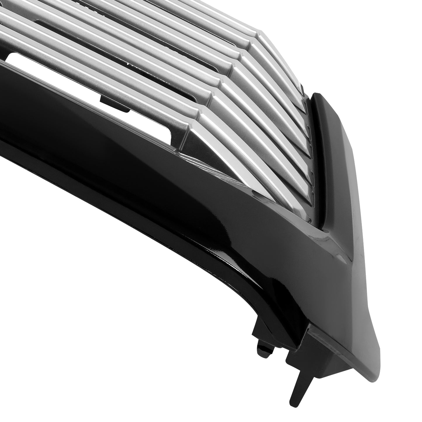 PARRILLA GRILLE - TY TUNDR 14-21/ GRILLE ASS'Y 14-17/ PAINTED SILVER GRAY/ W/BLACK MOULDING/ (PLATINUM)
