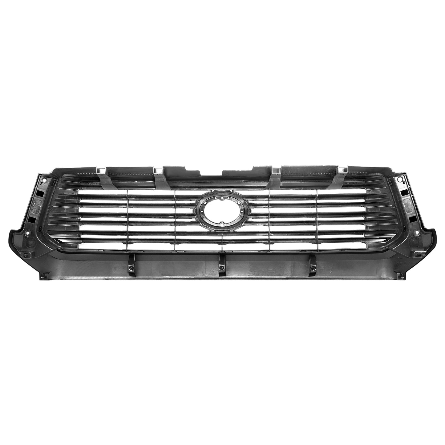 PARRILLA GRILLE - TY TUNDR 14-21/ GRILLE ASS'Y 14-17/ PAINTED SILVER GRAY/ W/BLACK MOULDING/ (PLATINUM)