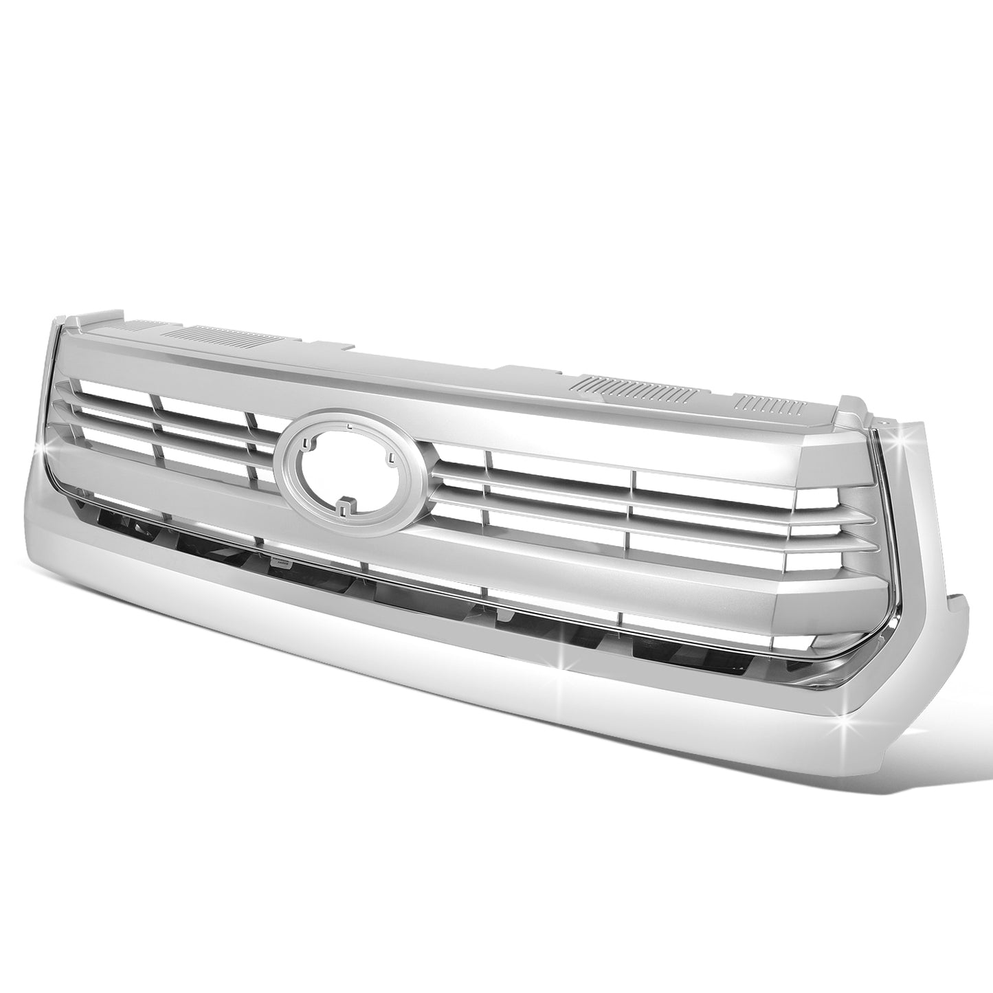PARRILLA GRILLE - TY TUNDR 14-21/ GRILLE ASS'Y 14-17/ PAINTED SILVER GRAY/ W/CHROME MOULDING/ (PLATINUM/1794 EDITION)