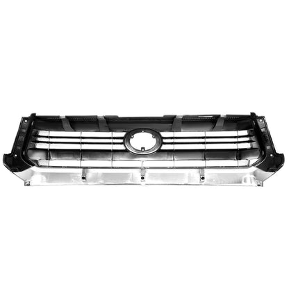 PARRILLA GRILLE - TY TUNDR 14-21/ GRILLE ASS'Y 14-17/ PAINTED SILVER GRAY/ W/CHROME MOULDING/ (PLATINUM/1794 EDITION)