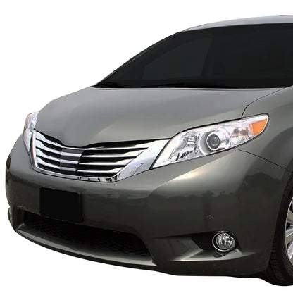 PARRILLA GRILLE - TY SIENA '11-'17/'18-'20/ GRILLE ASS'Y 15-17/ SILVER GRAY W/CHROME MLDG/ W/RADAR CRUISE CONTROL//PARTS.NO,TO1200401//OEM NO,5310108030
