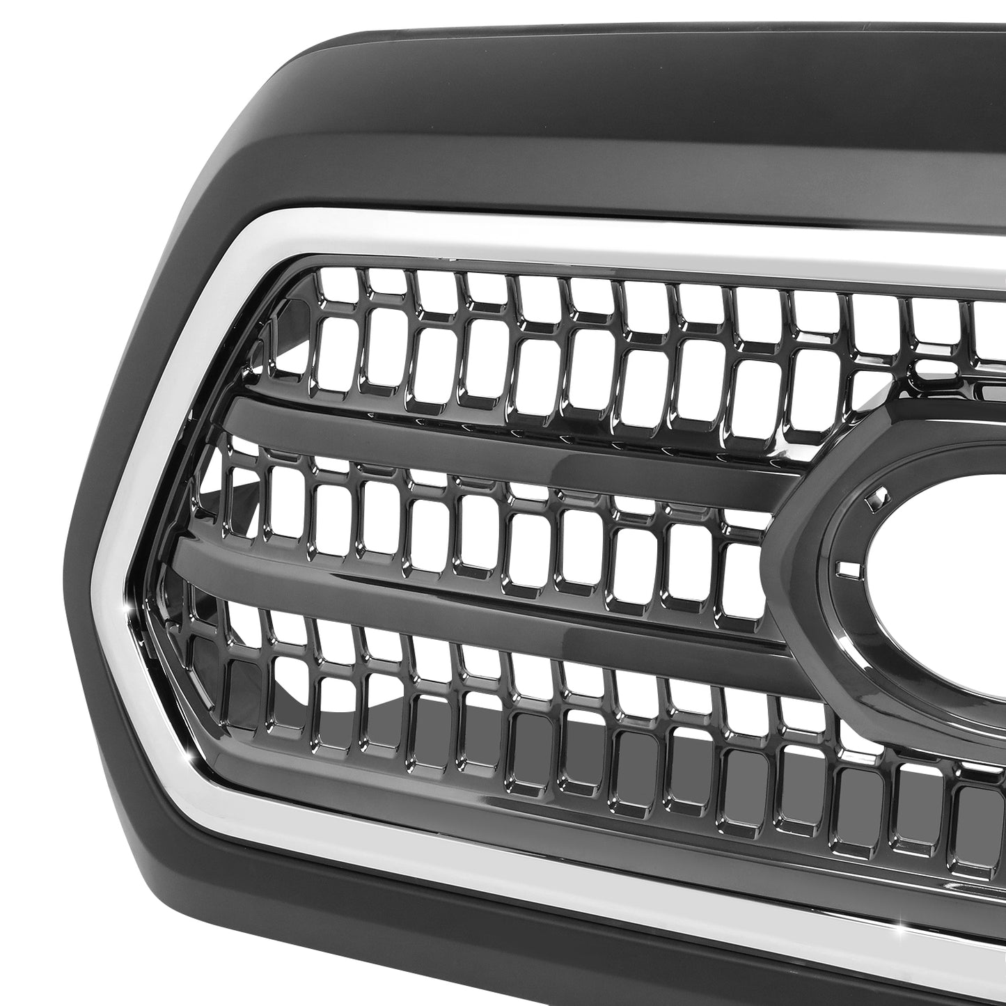 PARRILLA GRILLE - TY TACMA '16-'19/20-ON/ GRILLE ASS'Y 16-17/ CHROME/BLACK/ W/CHROME MOULDING/ (TRD/SPORT)