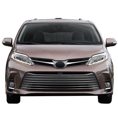 PARRILLA GRILLE - TY SIENA '11-'17/'18-'20/ GRILLE ASS'Y 18-20/ PAINTED GRAY W/CHROME MOULDING/ (XLE|LIMITED)//PARTS.NO,TO1200430//OEM NO,5310108170