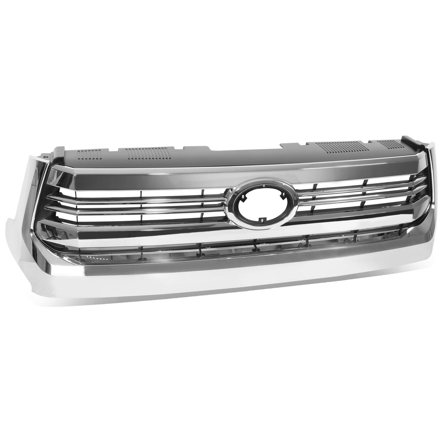PARRILLA GRILLE - TY TUNDR 14-21/ GRILLE ASS'Y 16-17/ PAINTED BLACK (STD)/ W/CHROME MOULDING/ (ROUND EMBLEM MOUNTING)