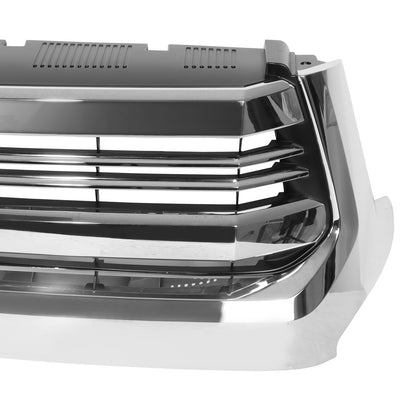 PARRILLA GRILLE - TY TUNDR 14-21/ GRILLE ASS'Y 16-17/ PAINTED BLACK (STD)/ W/CHROME MOULDING/ (ROUND EMBLEM MOUNTING)