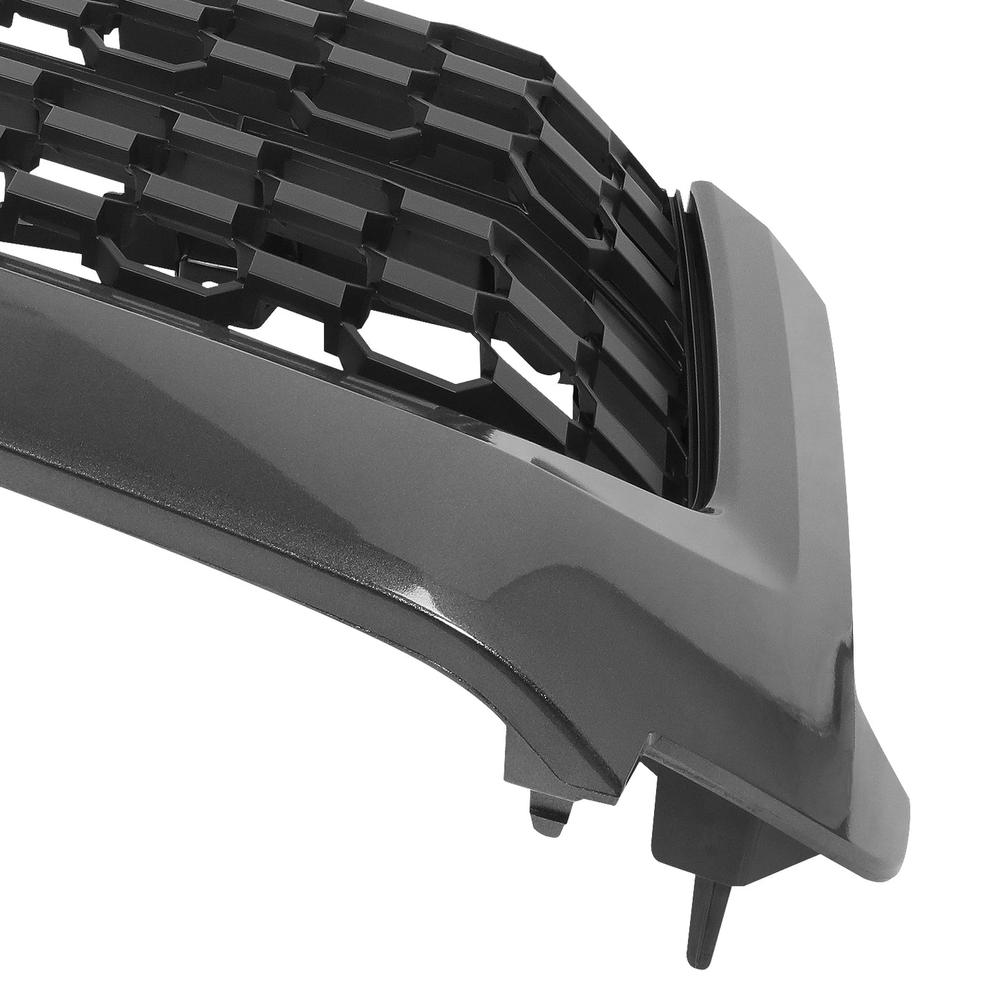 PARRILLA GRILLE - TY TUNDR 14-21/ GRILLE ASS'Y 18-21/ W/PAINTED BLACK/ W/GRAY FRAME/ W/O CHROME SURROUND