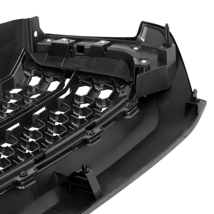 PARRILLA GRILLE - TY TUNDR 14-21/ GRILLE ASS'Y 18-21/ W/PAINTED BLACK/ W/GRAY FRAME/ W/O CHROME SURROUND