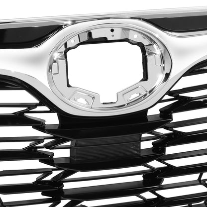 PARRILLA GRILLE - TY HILANDR 20-ON/ GRILLE ASS'Y 20-22/ PAINTED BLACK/ W/CHROME MOULDING/ W/O CAMERA H./(HYBRID LIMITED)//PARTS.NO,TO1200456//OEM NO,531010E370