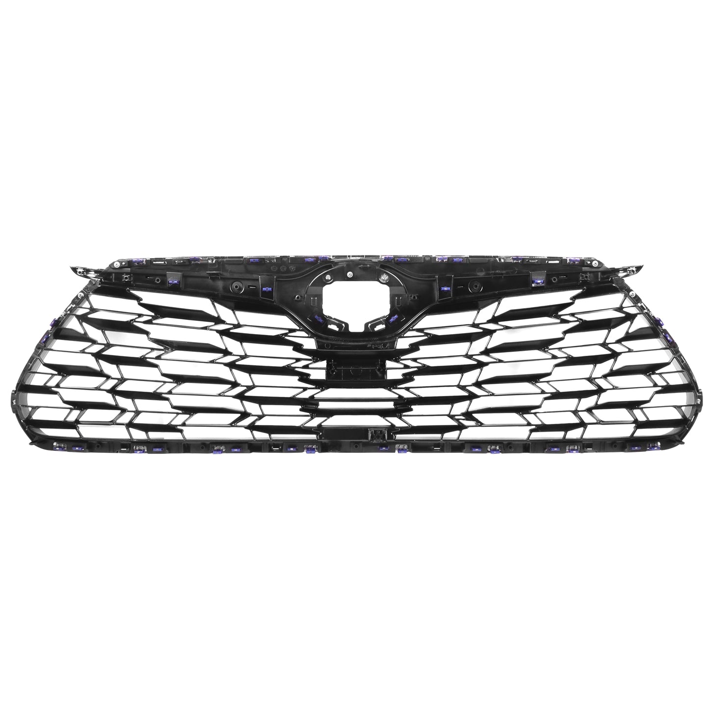 PARRILLA GRILLE - TY HILANDR 20-ON/ GRILLE ASS'Y 20-22/ PAINTED BLACK/ W/CHROME MOULDING/ W/O CAMERA H./(HYBRID LIMITED)//PARTS.NO,TO1200456//OEM NO,531010E370