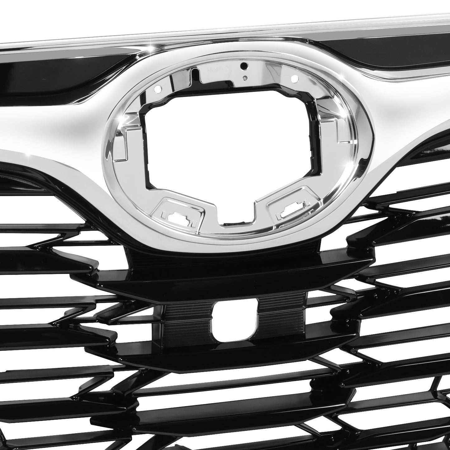 PARRILLA GRILLE - TY HILANDR 20-ON/ GRILLE ASS'Y 20-22/ PAINTED BLACK/ W/CHROME MOULDING/ W/CAMERA H./(LIMITED|PLATINUM|XLE)//PARTS.NO,TO1200457//OEM NO,531010E330