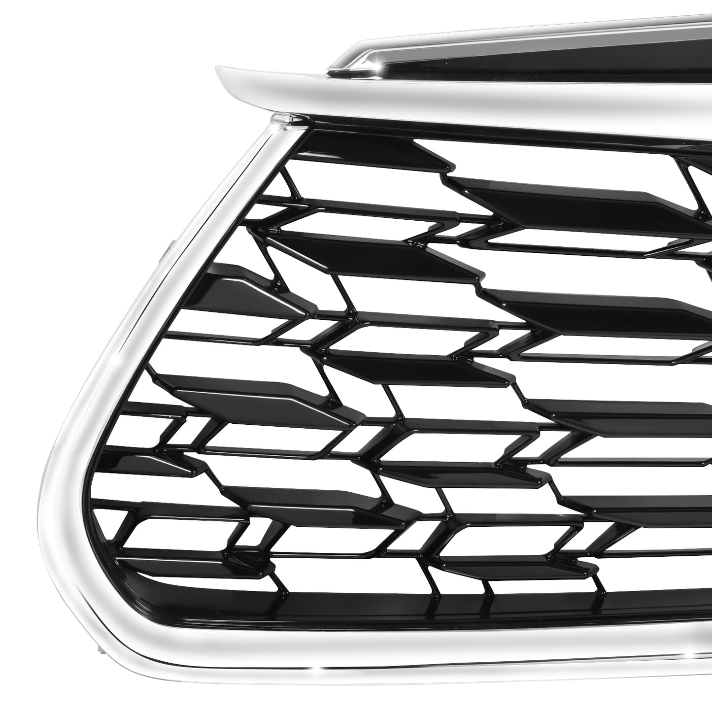 PARRILLA GRILLE - TY HILANDR 20-ON/ GRILLE ASS'Y 20-22/ PAINTED BLACK/ W/CHROME MOULDING/ W/CAMERA H./(LIMITED|PLATINUM|XLE)//PARTS.NO,TO1200457//OEM NO,531010E330