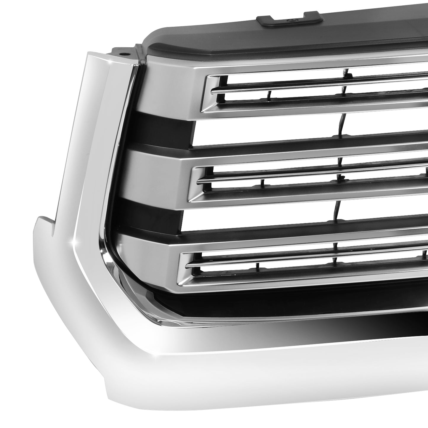 PARRILLA GRILLE - TY TUNDR 14-21/ GRILLE ASS'Y 18-21/ W/TEXTURED  BLACK/ W/BRIGHT CHROME FRAME/ W/CHROME SURROUND