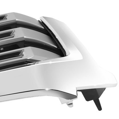 PARRILLA GRILLE - TY TUNDR 14-21/ GRILLE ASS'Y 18-21/ W/TEXTURED  BLACK/ W/BRIGHT CHROME FRAME/ W/CHROME SURROUND