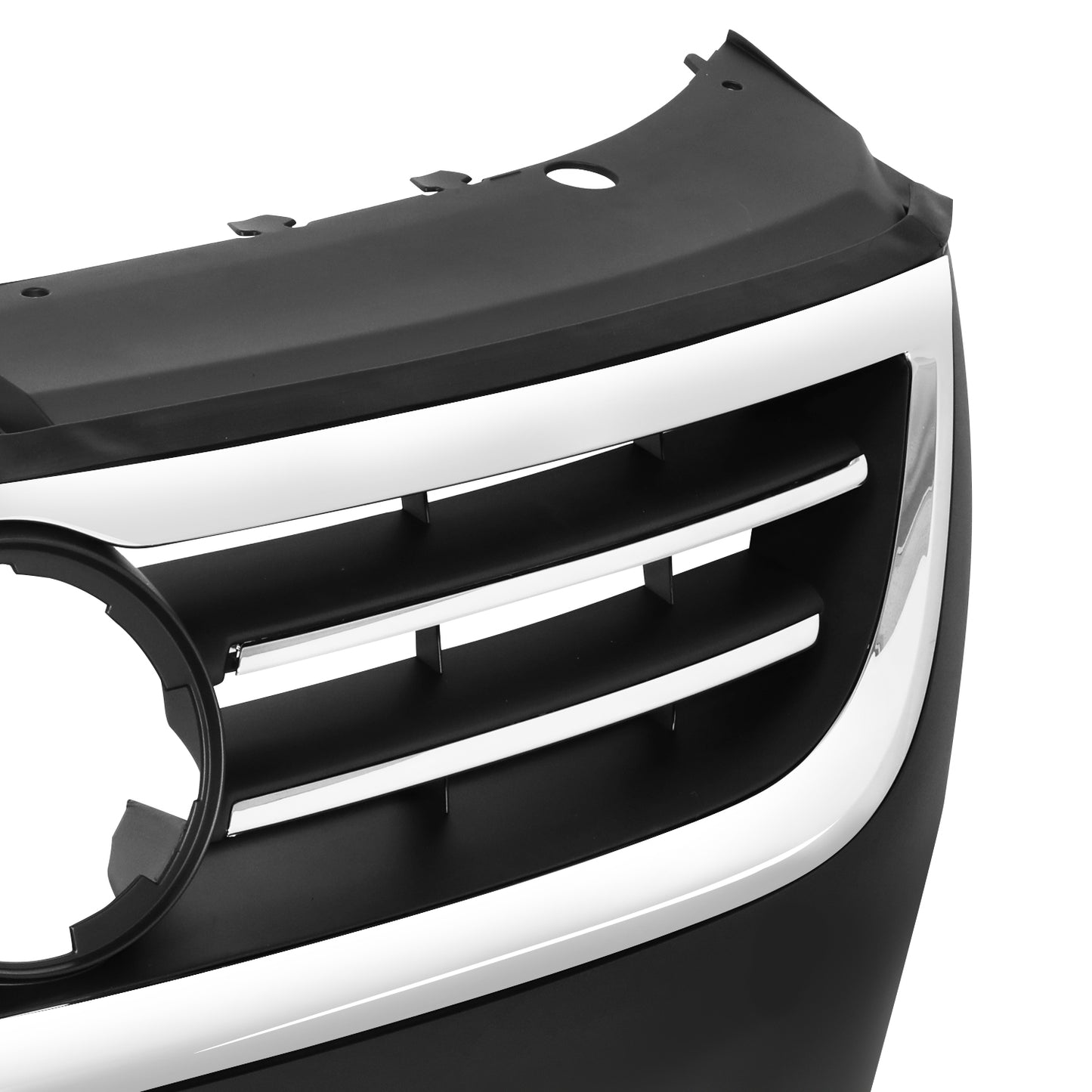 PARRILLA GRILLE - VG PASAT CC '09-'13/'14-'17/ GRILLE ASS'Y 09-13/ PRIMED BLACK/ W/CHROME MOULDING/ (W/O SENSOR H.)