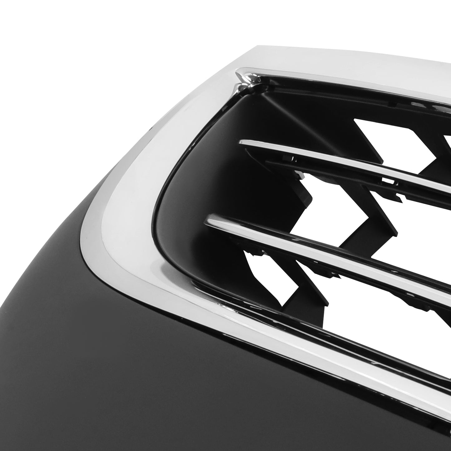 PARRILLA GRILLE - VG PASAT CC '09-'13/'14-'17/ GRILLE ASS'Y 09-13/ PRIMED BLACK/ W/CHROME MOULDING/ (W/O SENSOR H.)