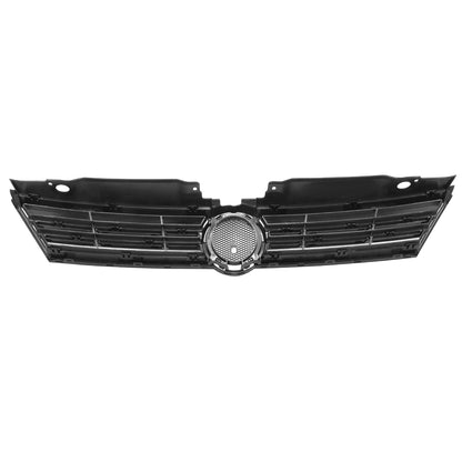 PARRILLA GRILLE - VG JETA '11-'18/ GRILLE ASS'Y 11-14/ MAT-DARK GRAY/ W/BLACK MOULDING (4D)//PARTS.NO,VW1200151//OEM NO,5C6853651QWA