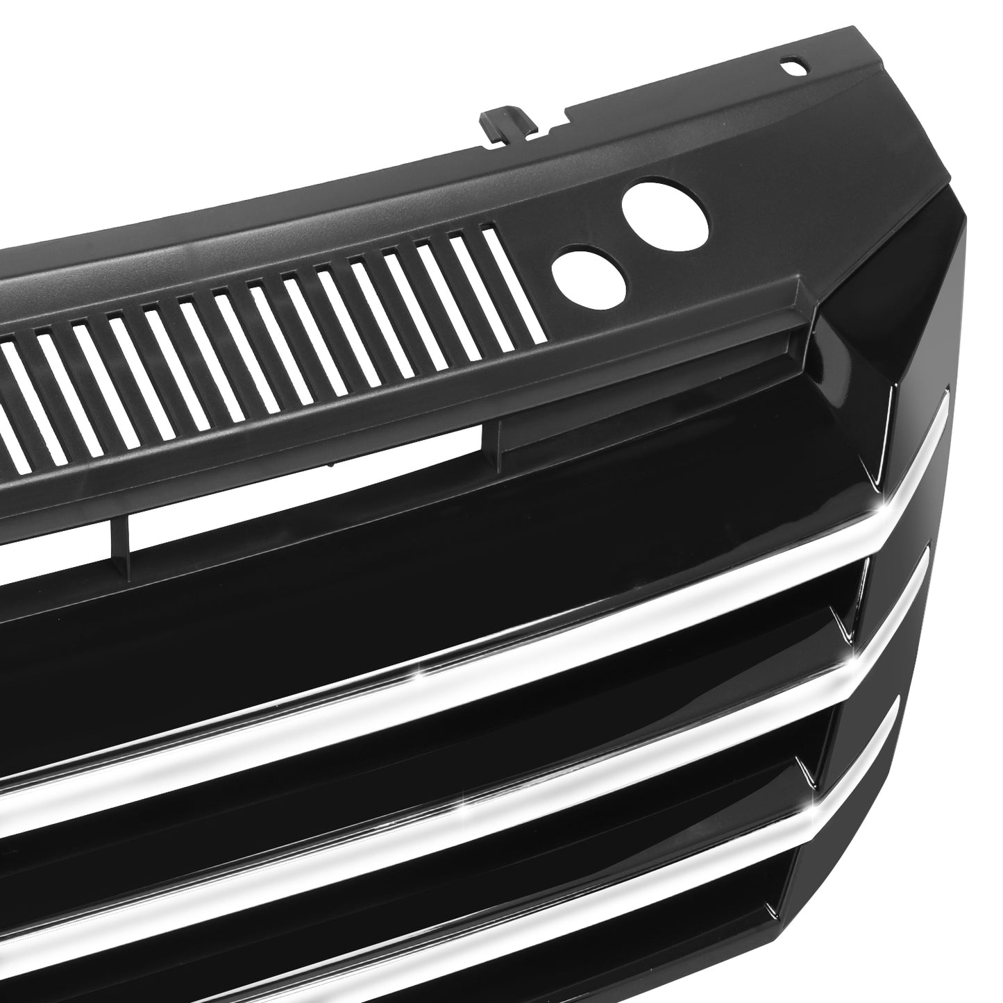 PARRILLA GRILLE - VG PASAT '11-'15/ GRILLE ASS'Y/ PAINTED BLACK/ W/O CHROME MOULDING//PARTS.NO,VW1200153//OEM NO,561853651AOQE