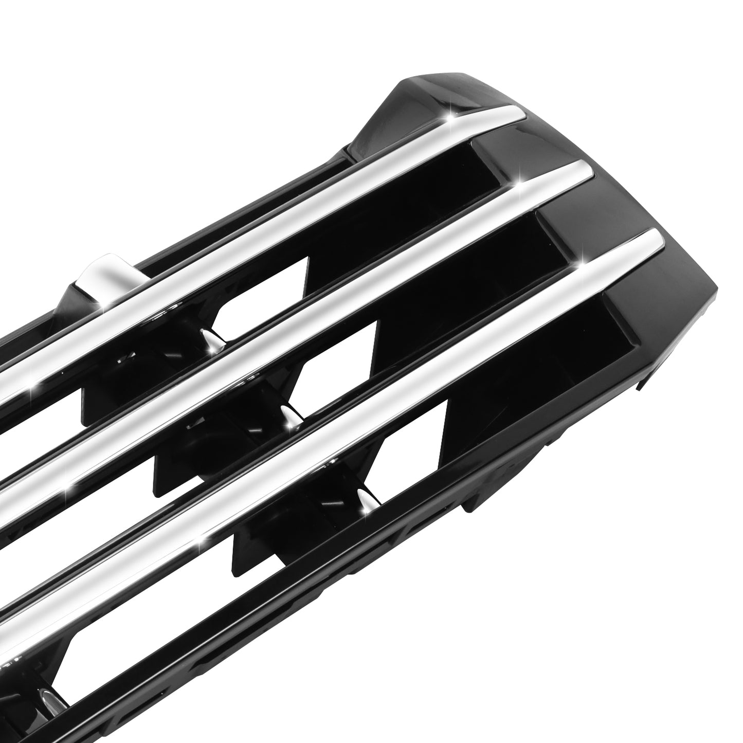 PARRILLA GRILLE - VG PASAT '11-'15/ GRILLE ASS'Y 18-20/ MAT-BLACK/ W/SILVER BLACK/ W/CHROME MOULDING//PARTS.NO,VW1200155//OEM NO,561853651OQE