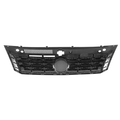 PARRILLA GRILLE - VG PASAT '11-'15/ GRILLE ASS'Y 18-20/ MAT-BLACK/ W/SILVER BLACK/ W/CHROME MOULDING//PARTS.NO,VW1200155//OEM NO,561853651OQE