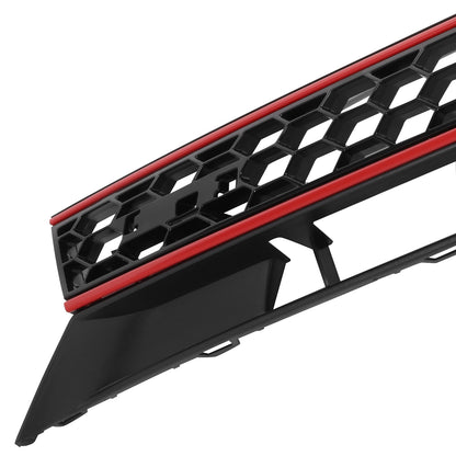PARRILLA GRILLE - VG GOF 6 '09-'12/ GRILLE ASS'Y/ BLACK W/RED LINE (GTI)//PARTS.NO,VW1200158//OEM NO,5K0853651AKATK