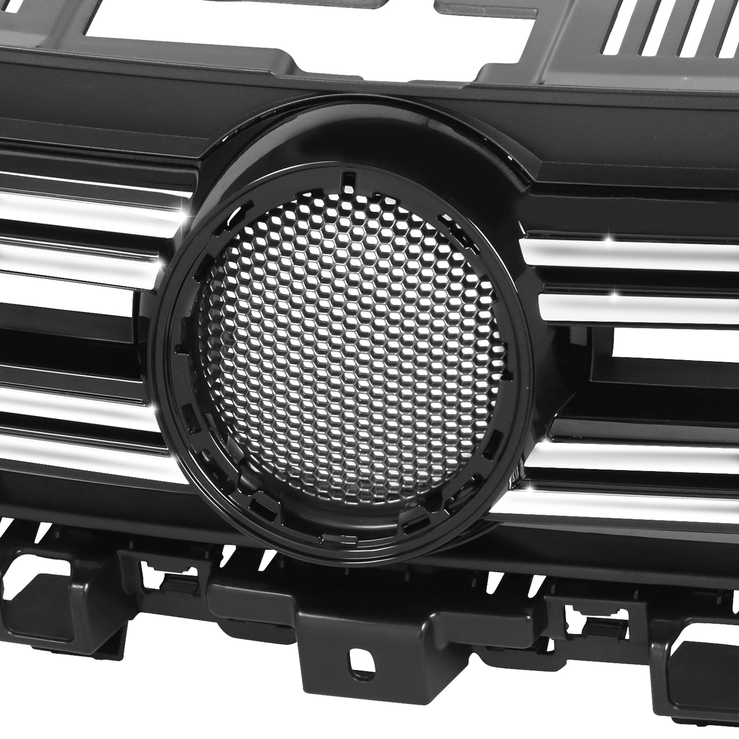 PARRILLA GRILLE - VG TIGAN '09-'11/'12-'17/ GRILLE ASS'Y 12-17/ MAT-BLACK W/CHROME MLDG//PARTS.NO,VW1200160//OEM NO,5N0853651J9B9
