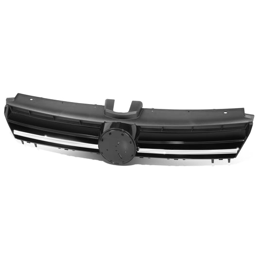 PARRILLA GRILLE - VG GOF 7 '13-'16/'17-'20/ GRILLE ASS'Y 15-17/ MAT-BLACK W/CHROME MOULDING//PARTS.NO,VW1200162//OEM NO,5G0853651AZLL