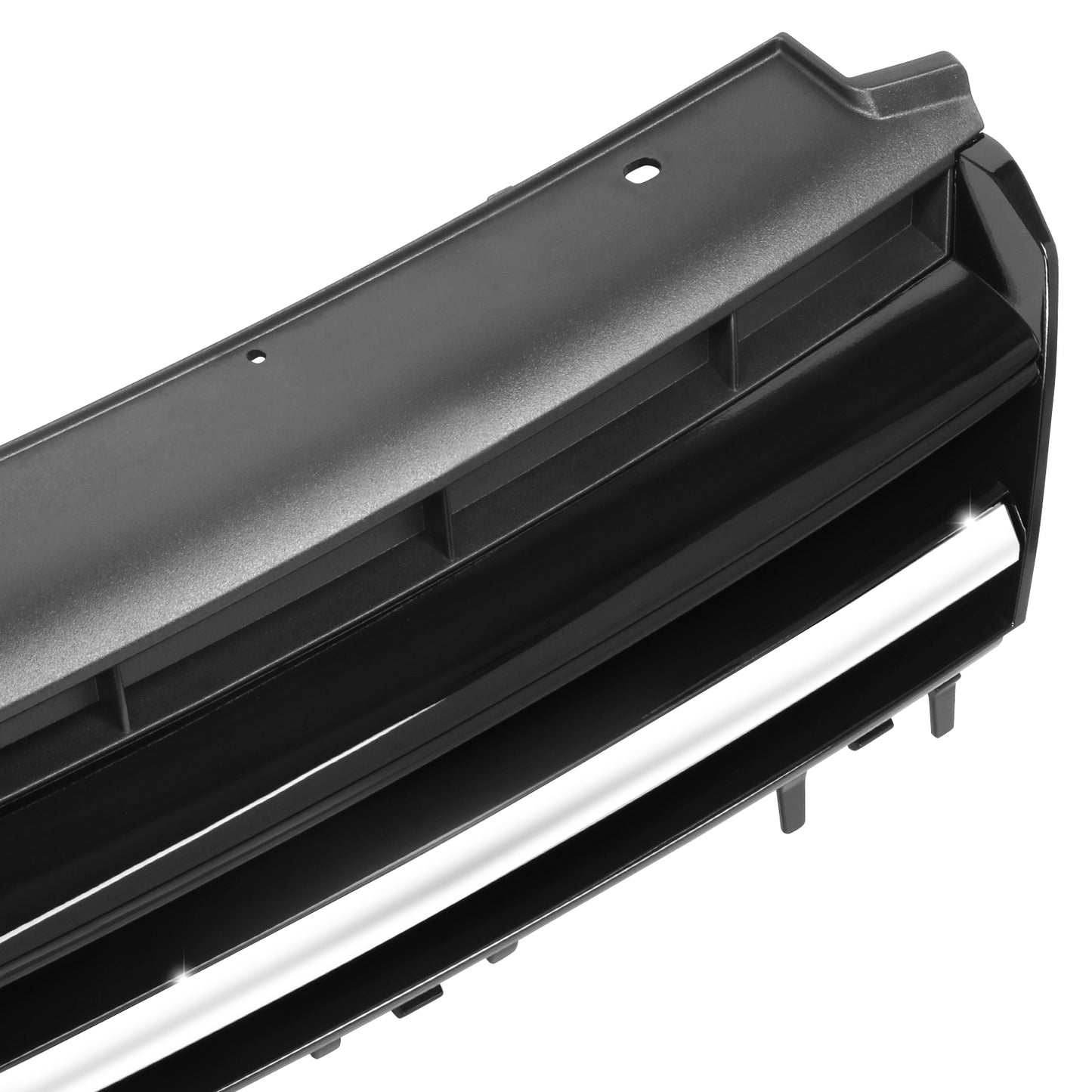PARRILLA GRILLE - VG GOF 7 '13-'16/'17-'20/ GRILLE ASS'Y 15-17/ MAT-BLACK W/CHROME MOULDING//PARTS.NO,VW1200162//OEM NO,5G0853651AZLL