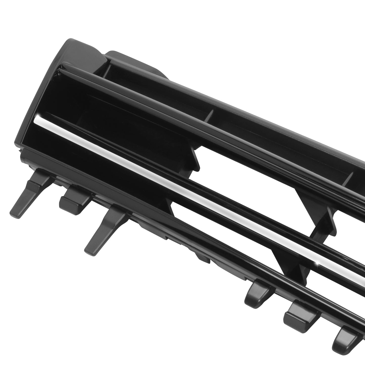 PARRILLA GRILLE - VG GOF 7 '13-'16/'17-'20/ GRILLE ASS'Y 15-17/ MAT-BLACK W/CHROME MOULDING//PARTS.NO,VW1200162//OEM NO,5G0853651AZLL