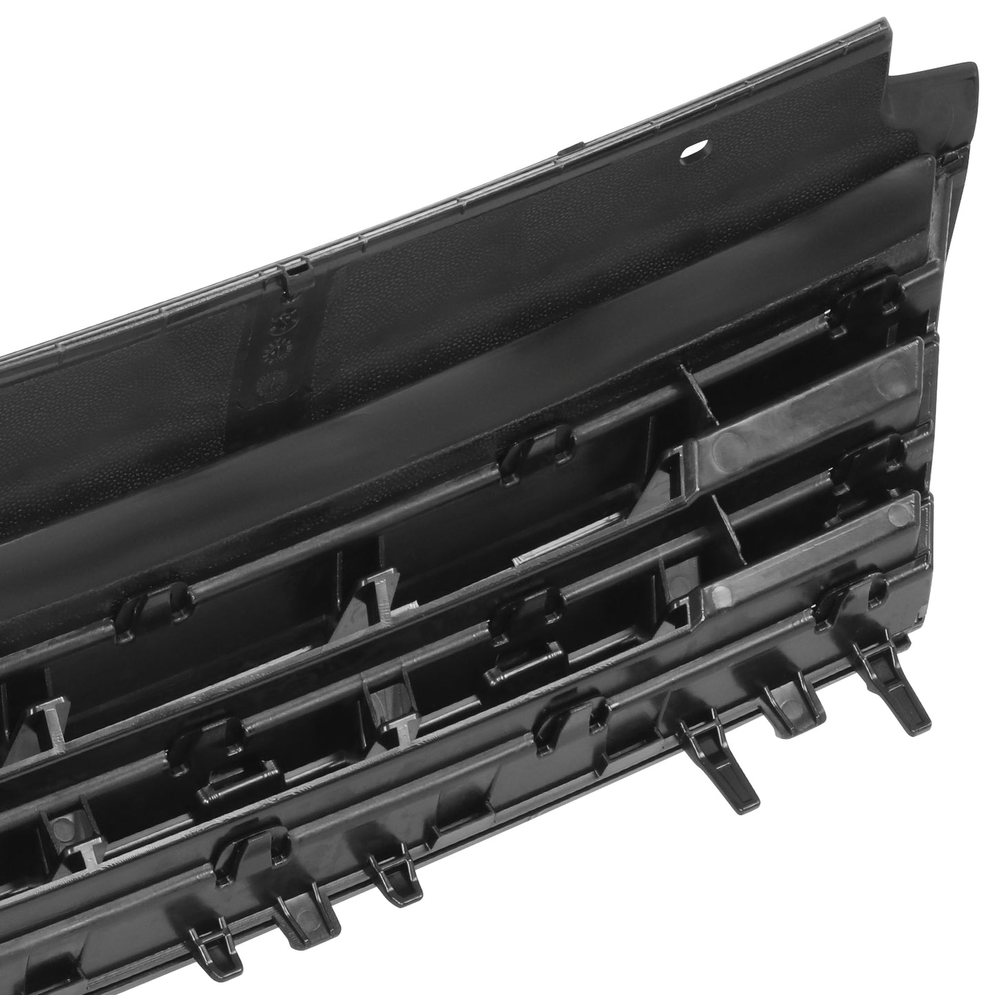 PARRILLA GRILLE - VG GOF 7 '13-'16/'17-'20/ GRILLE ASS'Y 15-17/ MAT-BLACK W/CHROME MOULDING//PARTS.NO,VW1200162//OEM NO,5G0853651AZLL