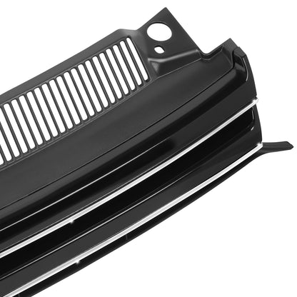 PARRILLA GRILLE - VG JETA '11-'18/ GRILLE ASS'Y 11-14/ MAT-BLACK W/CHROME MOULDING/ (WAGON) (SAME=GOLF)//PARTS.NO,VW1200164//OEM NO,1K9853651GZLL