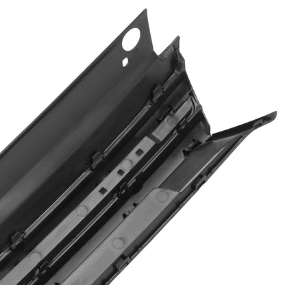 PARRILLA GRILLE - VG JETA '11-'18/ GRILLE ASS'Y 11-14/ MAT-BLACK W/CHROME MOULDING/ (WAGON) (SAME=GOLF)//PARTS.NO,VW1200164//OEM NO,1K9853651GZLL