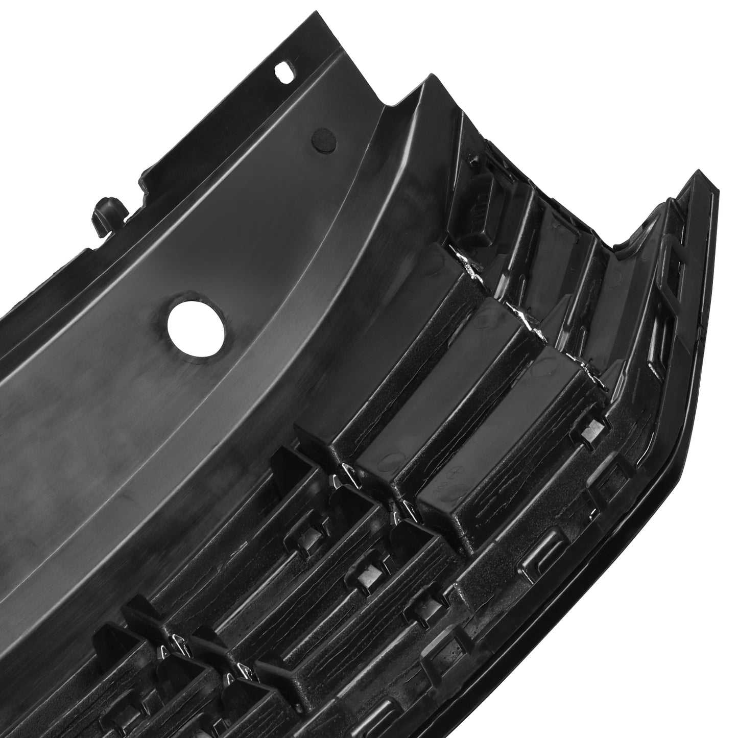 PARRILLA GRILLE - VG PASAT '16-'19/'20-ON/ GRILLE ASS'Y 16-19/ PAINTED BLACK/SILVER/ W/CHROME MOULDING/ (W/O COLLISION WARNING)/(LED TYPE)//PARTS.NO,VW1200170//OEM NO,561853651GNLB