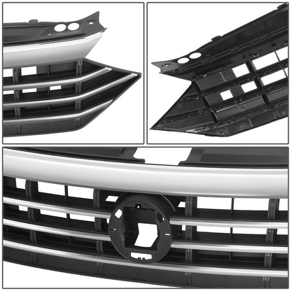 PARRILLA GRILLE - VG JETA 19-23/ GRILLE ASS'Y/ CHROME/BLACK/ (S,SE,SEL,SEL PREMIUM)/ (EU=USA)//PARTS.NO,VW1200173//OEM NO,17A853651RIDJ