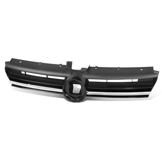 PARRILLA GRILLE - VG GOF 7 '13-'16/'17-'20/ GRILLE ASS'Y 18-20/ MAT-BLACK W/CHROME MOULDING//PARTS.NO,VW1200176//OEM NO,5GM853651AFZLL