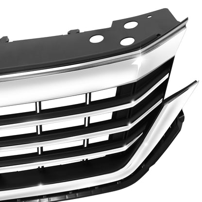 PARRILLA GRILLE - VG PASAT '16-'19/'20-ON/ GRILLE ASS'Y 20-22/ W/CHROME BLACK/ W/O R-LINE PKG/ (COMFORTLINE, HIGHLINE, S, SE)/(EU=USA)//PARTS.NO,VW1200179//OEM NO,561853651BDZLL
