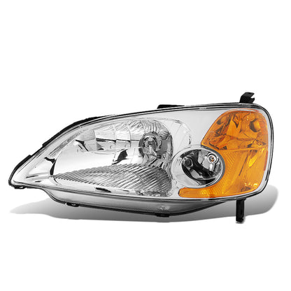 FAROS OE STYLE - 01-03 HONDA CIVIC NON SI - H4 HEADLIGHT / 7443 SIGNAL - LEFT