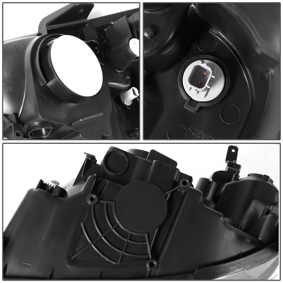 FAROS OE STYLE - 01-03 HONDA CIVIC NON SI - H4 HEADLIGHT / 7443 SIGNAL - RIGHT