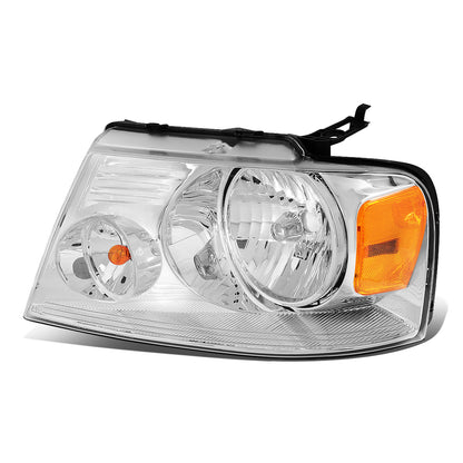 FAROS OE STYLE - 04-08 FORD F-150 / 06-08 LINCOLN MARK LT - 9007 HEADLIGHT / 3157A PARKING - CHROME HOUSING - LEFT