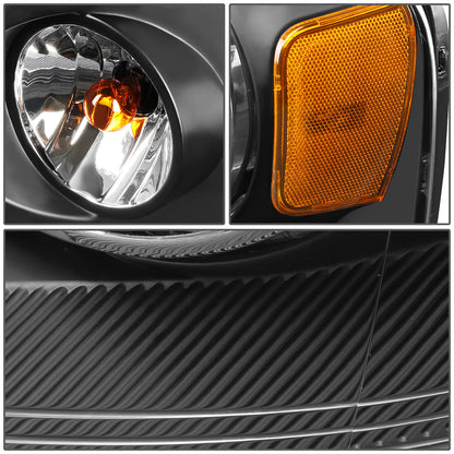 FAROS OE STYLE - 04-08 FORD F-150 / 06-08 LINCOLN MARK LT - 9007 HEADLIGHT / 3157A PARKING - BLACK HOUSING - LEFT