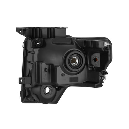 FAROS OE STYLE - 10-14 FORD F-150 - WITH FACTORY BLACK HOUSING - WITH HALOGEN HEADLAMPS - 9008 HIGH / LOW BEAM / 168 MARKER / 3157NA - BLACK HOUSING - RIGHT