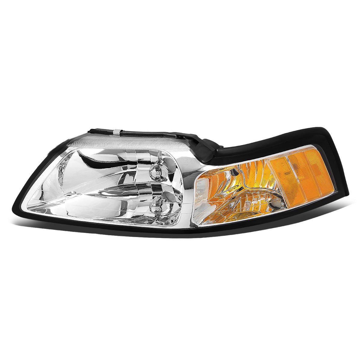 FAROS OE STYLE - 99-04 FORD MUSTANG - 9007 HEADLIGHT / 3157A PARKING - CHROME HOUSING - LEFT