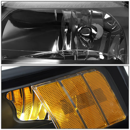 FAROS OE STYLE - 99-04 FORD MUSTANG - 9007 HEADLIGHT / 3157A PARKING - BLACK HOUSING - LEFT