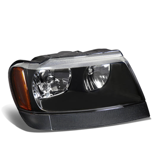 FAROS OE STYLE - 99-04 JEEP GRAND CHEROKEE WJ - 9006XS LOW BEAM / 9005XS HIGH BEAM - BLACK HOUSING - RIGHT